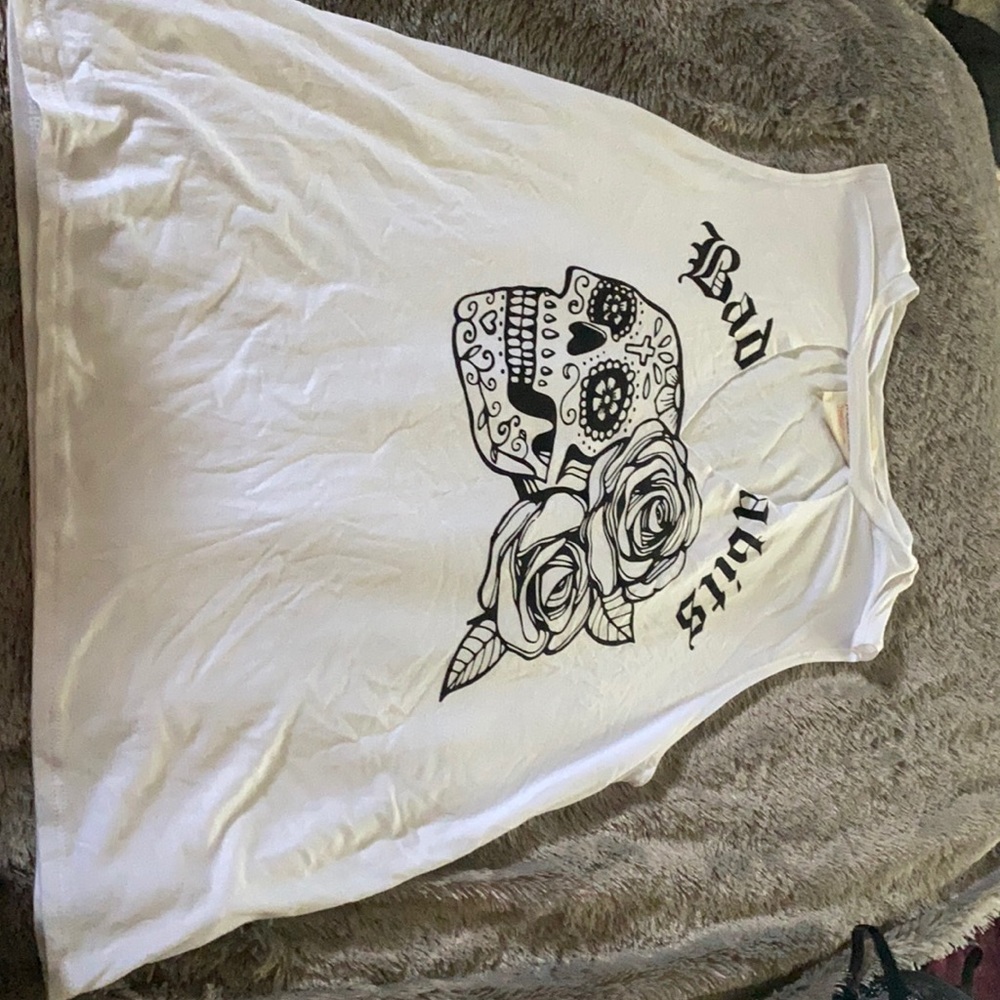 White tank top